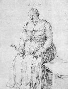 Albrecht Durer Seated Woman oil painting artist